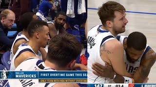 KYRIE TELLS LUKA quotRELAX BRO WE GOT THISquot IN MAVS VS ROCKETS WILD ENDING [upl. by Bengt]