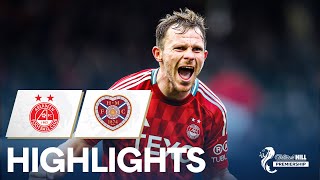 Aberdeen 32 Hearts  Late Strike Keeps The Dons Perfect In Thriller  William Hill Premiership [upl. by Nakashima]