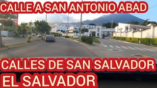 CALLE A SAN ANTONIO ABAD CALLES DE SAN SALVADOR [upl. by Nosyt]