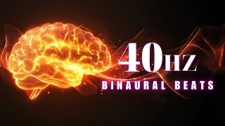 Increase Memory and Focus with 40Hz Binaural Beats The Secret to Success [upl. by Anaytat136]