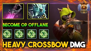 TRULY BECOME OP OFFLANE Hoodwink Gleipnir  Khanda Build Super Heavy Crossbow Damage 735d DotA 2 [upl. by Zap344]