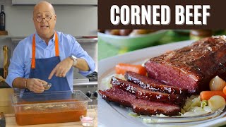 Andrew Zimmern Cooks Corned Beef [upl. by Kcirtap154]