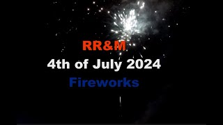 RRampM 4th of July 2024 Fireworks [upl. by Yleek]