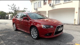 2010 Mitsubishi Lancer 20 GT StartUp and Full Vehicle Tour [upl. by Willis]