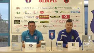 Konferencja prasowa po meczu OLIMPIA Zambrów  TUR Bielsk Podlaski [upl. by Shalom520]