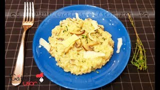 Risotto cremos cu Ciuperci si Parmezan  Reteta Delicioasa [upl. by Ahsiekam697]