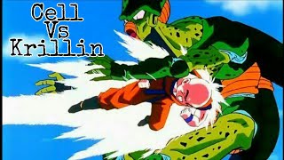 Krillin VS Cell Imperfecto  Pelea Completa  AudioLatino [upl. by Ephraim]