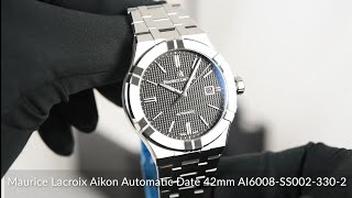 Maurice Lacroix Aikon Automatic Date 42mm AI6008SS0023302 [upl. by Prescott]