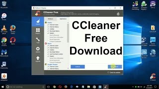 How to download ccleaner install and run  Computer Clean Up Free amp Easy [upl. by Kriste]