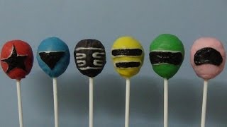 cake pops power rangers [upl. by Eiramit]