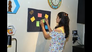 How to make a cute Notice Board for your room  Dilpreet Kaur [upl. by Eca]