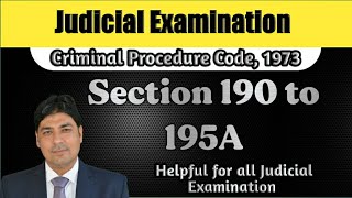 Cognizance of Offences by Magistrate  190 to 195A  Lecture Series on Judicial Exam  CrPC Part 65 [upl. by Borg]