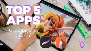 TOP 5 APPS Para dibujar en el iPad o en Iphone [upl. by Ttelracs]