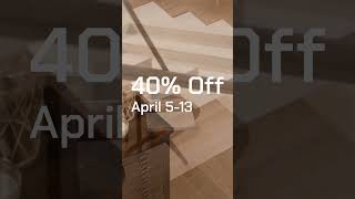 PORCELANOSA US  SALE APRIL 24 [upl. by Nodearb]