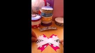 How to make a stacked hair bow part 1 [upl. by Heiskell]