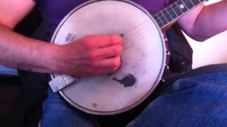 The Templehouse reel on an Irish banjo Tenor Banjo [upl. by Miett697]