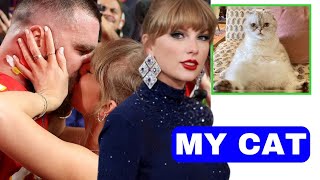 Taylor Swift Discloses What Travis Kelce Did to Her Cat—You Wont Believe It [upl. by Chainey]