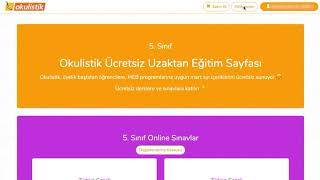 OKULİSTİK ONLİNE SINAV GİRİŞ YÖNERGESİ VİDEOSU [upl. by Osterhus]