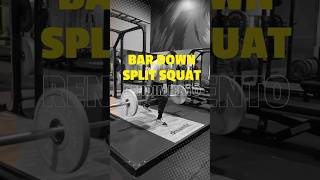 BAR DOWN SPLIT SQUAT RENDIMIENTO HOMBRE Tutorial GYM [upl. by Liesa975]