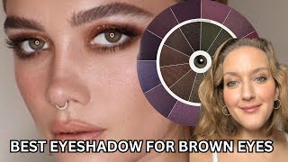 BEST Eyeshadow Colors for BROWN EYES [upl. by Cortie]