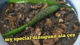 how to cook dinuguanTID TAD kapampangan tipid style ala cez dubai buhayofw kapampangan [upl. by Fitzpatrick438]