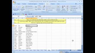 Excel Facil Truco 9 Unir 2 celdas en 1 [upl. by Letsyrc]