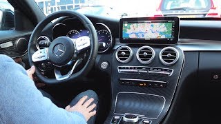 2019 Mercedes C Class C180 AMG  NEW vs 2018 Full Drive Review Sound Interior Exterior [upl. by Keviv]