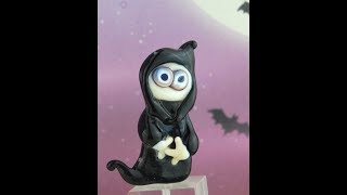 Making a lampwork glass Halloween Spooky Bead with Marcy Lamberson [upl. by Hodess200]