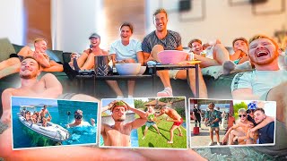 ALLE VAKANTIE VLOGS TERUG KIJKEN MET DE VRIENDENGROEP [upl. by Willard]