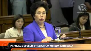 Miriam challenges Enrile to public debate [upl. by Hizar]