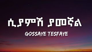 GOSSAYE TESFAYE  SIYAMSH YAMEGNAL LYRICS  ጎሳዬ ተስፋዬ  ሲያምሽ ያመኛል  ETHIOPIAN MUSIC [upl. by Sedgewinn969]