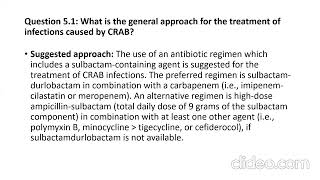 IDSA 2024 Treatment Guidance for Carbapenemresistant Acinetobacter baumannii CRAB Infections [upl. by Ailla76]