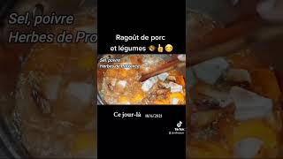 Ragoût de porc ou agneau et légumes 🥔🥕🍄‍🟫☺️ [upl. by Sabec]