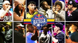 TODOS LOS 16 CLASIFICADOS  FINAL NACIONAL RED BULL BATALLA COLOMBIA 2024 [upl. by Kent]