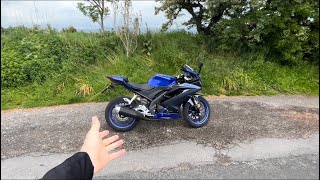 Yamaha YZFR125 Review 2022 Motorcycle [upl. by Nowahs]