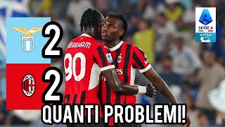 😱LAZIO  MILAN 22 QUANTI PROBLEMI BRUTTO GESTO DI THEO E LEAO Milan Hello [upl. by Selemas]