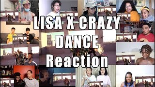 LISA X CRAZY  X ACADEMY TEASER VIDEO quotReaction Mashupquot [upl. by Einafit]