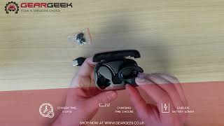 Gear Geek Y7 Sports Wireless Earbuds Unboxing Setup and Review [upl. by Aihseym]