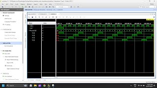 4bit ring counter using Verilog HDL in Xilinx Vivado [upl. by Sinnek452]