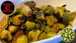 Roasted Brussels Sprouts with Garlic  A Healthy and Flavorful Side Dish [upl. by Harmaning]