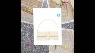 Jacquemus Ivory Leather Le Bambino Long Shoulder Bag [upl. by Asirrom]