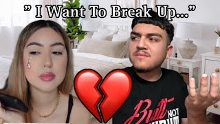 BREAK UP PRANK ON BOYFRIEND💔 [upl. by Antonin]