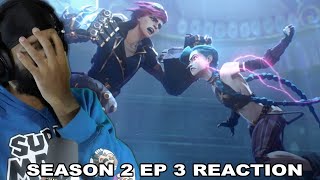 I CANT WATCH  ARCANE SEASON 2 EPISODE 3 REACTION [upl. by Obelia]