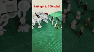 Clones VS Mandalorians lego battle [upl. by Hazen]