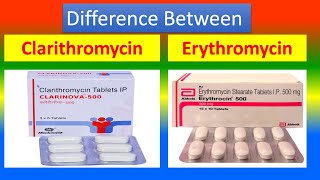 Distinctions between Clarithromycin and Erythromycin [upl. by Dorella]