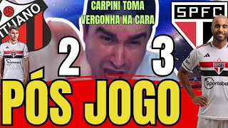 PÓS JOGO SPFC 3X2 ITUANO l CAPINI TOMA VERGONHA VC TREINA O SPFC l CLASSIFICAMOS COM SOFRIMENTO [upl. by Eillime]