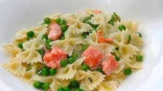 pasta met gerookte zalm [upl. by Alejoa]