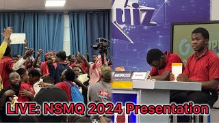 LIVE Mfantsipim School wins 2024 NSMQ 2024  Trophy Presentation and Jubilations [upl. by Jepson36]