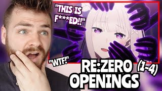 COMPLETE MADNESS  quotReZERO Openings 14quot  New Anime Fan  REACTION [upl. by Vitkun]