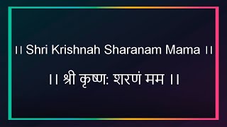 Ashtakshar Mantra  Shri Krishnah Sharanam Mama  Vaishnav Publications [upl. by Amity409]